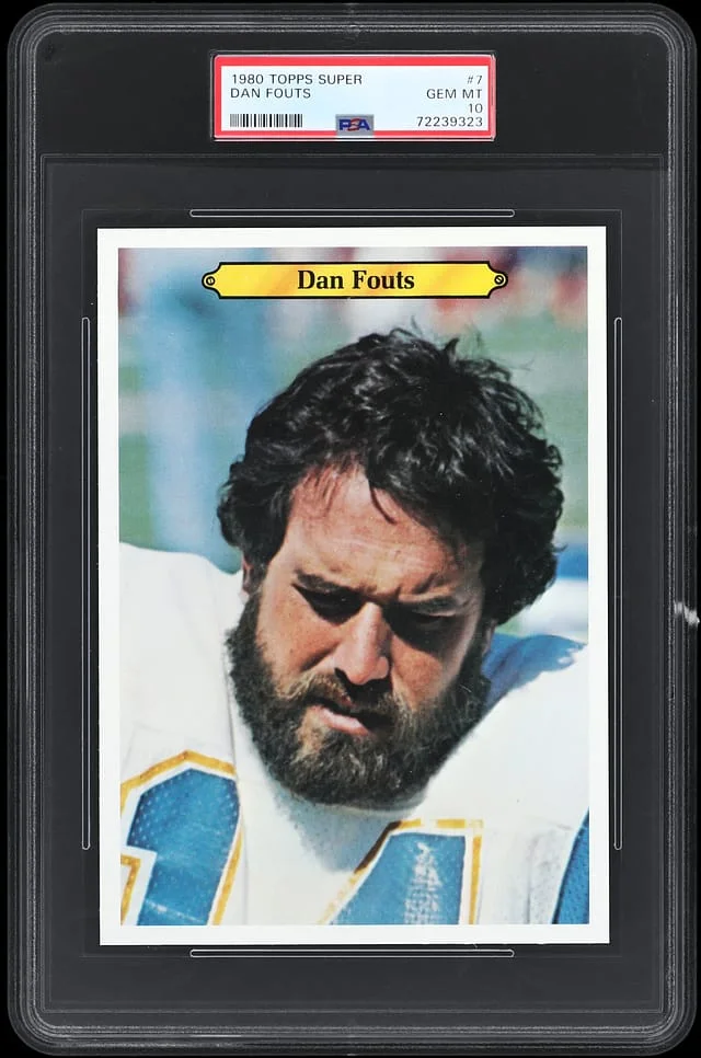 1980 Topps Super Dan Fouts #7 card image