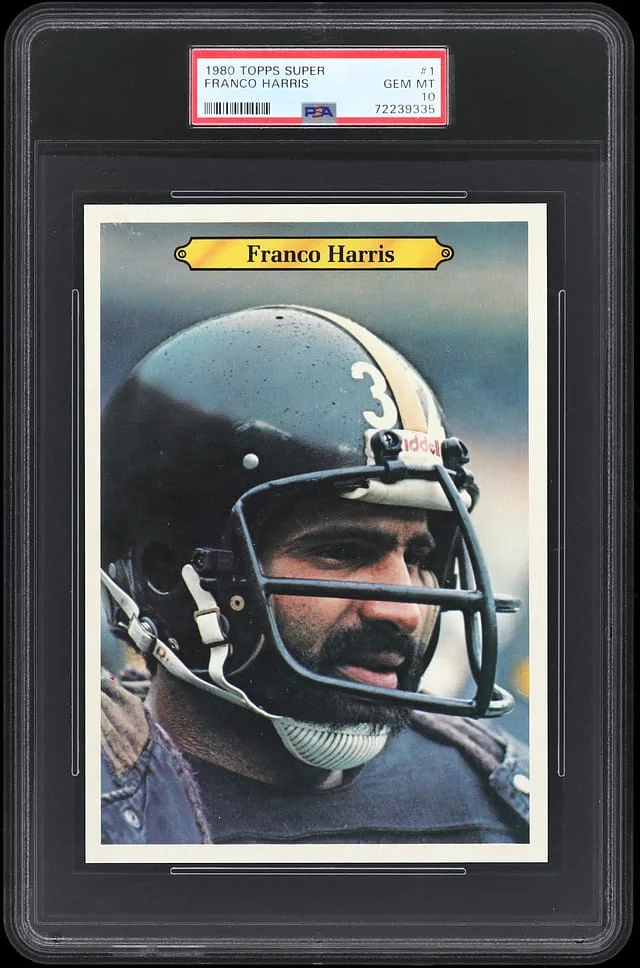 1980 Topps Super Franco Harris #1 card image