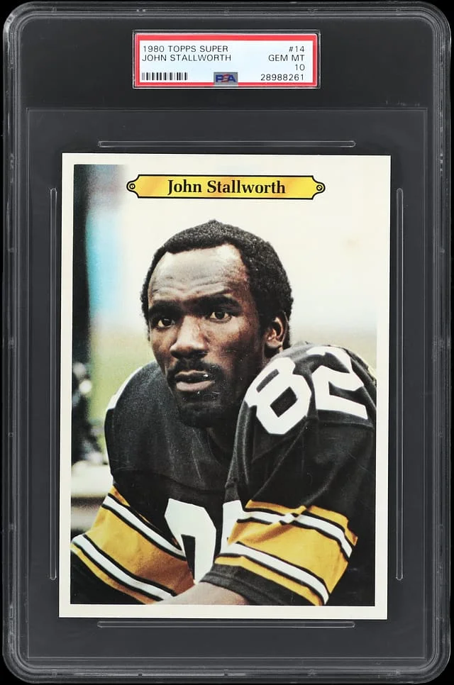 1980 Topps Super John Stallworth #14 card image