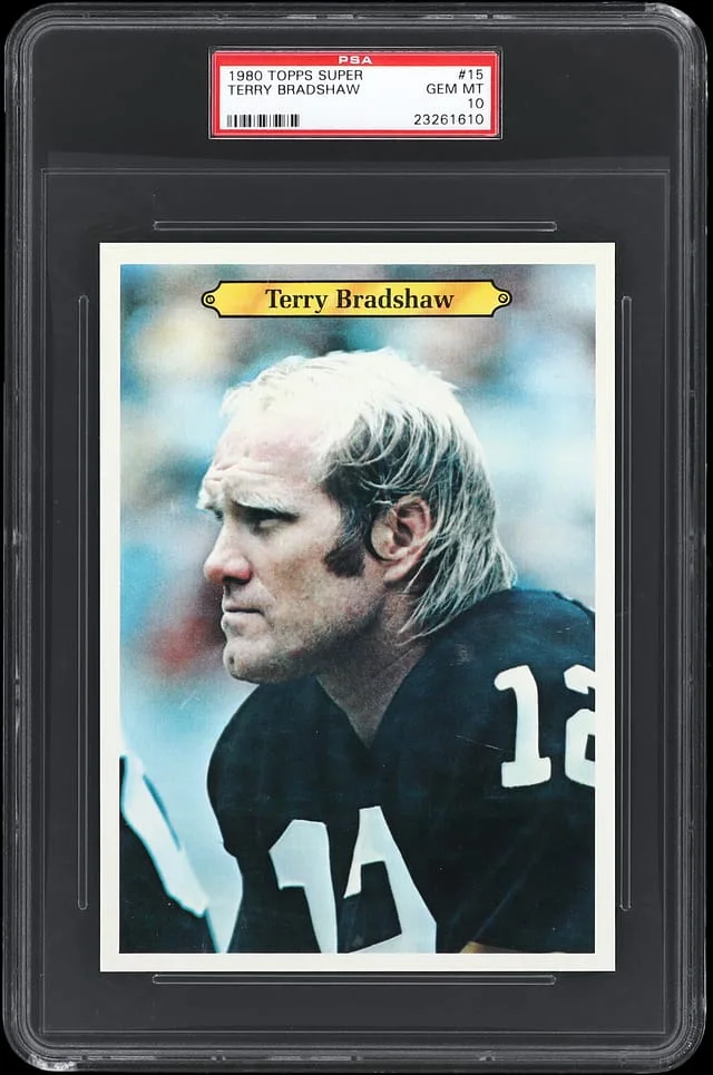 1980 Topps Super Terry Bradshaw #15 card image