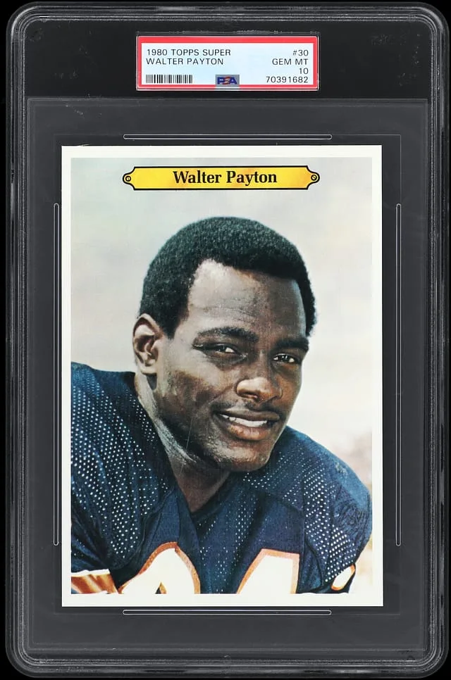 1980 Topps Super Walter Payton #30 card image