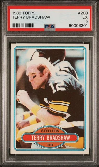 1980 Topps Terry Bradshaw #200 card image