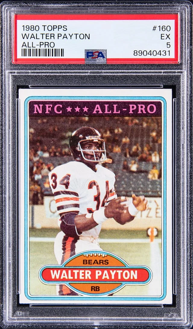 1980 Topps Walter Payton, All-Pro #160 card image