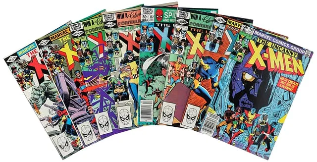 1981-82 Marvel) 8 Books - Raw - Origin of Magneto, Team Appearance of Brood, Brood Queen #1st card image