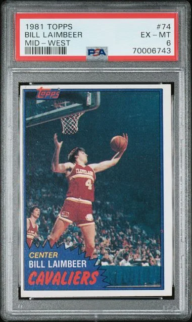 1981-82 Topps Bill Laimbeer Mid-West #74 card image