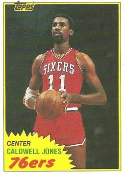 1981-82 Topps Caldwell Jones #E91 card image