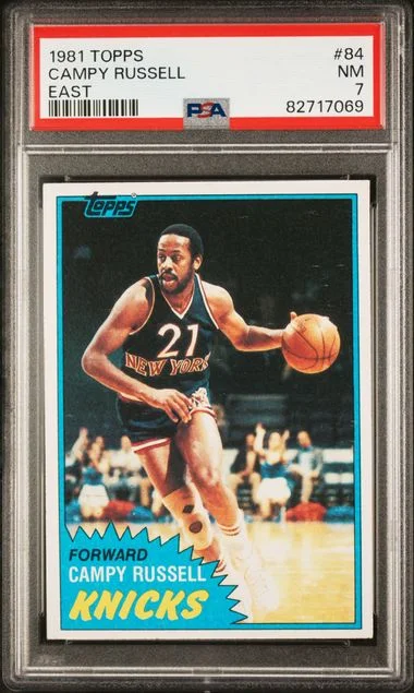 1981-82 Topps Campy Russell East #84 card image