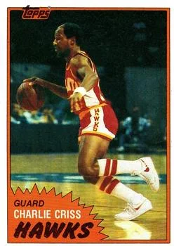 1981-82 Topps Charlie Criss #E67 card image