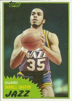 1981-82 Topps Darrell Griffith #41 card image