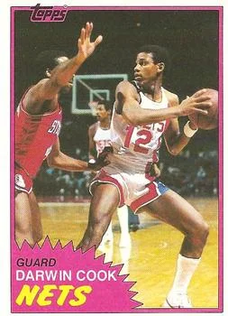 1981-82 Topps Darwin Cook #E77 card image