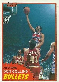 1981-82 Topps Don Collins #E95 card image