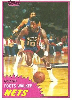 1981-82 Topps Foots Walker #E83 card image