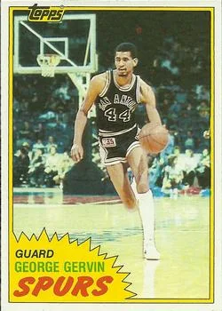 1981-82 Topps George Gervin #37 card image