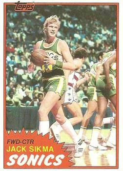 1981-82 Topps Jack Sikma #39 card image
