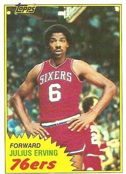 1981-82 Topps Julius Erving #30 card image