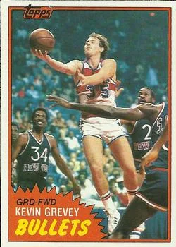 1981-82 Topps Kevin Grevey #E96 card image