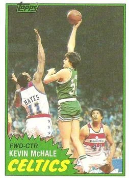 1981-82 Topps Kevin McHale #E75 card image