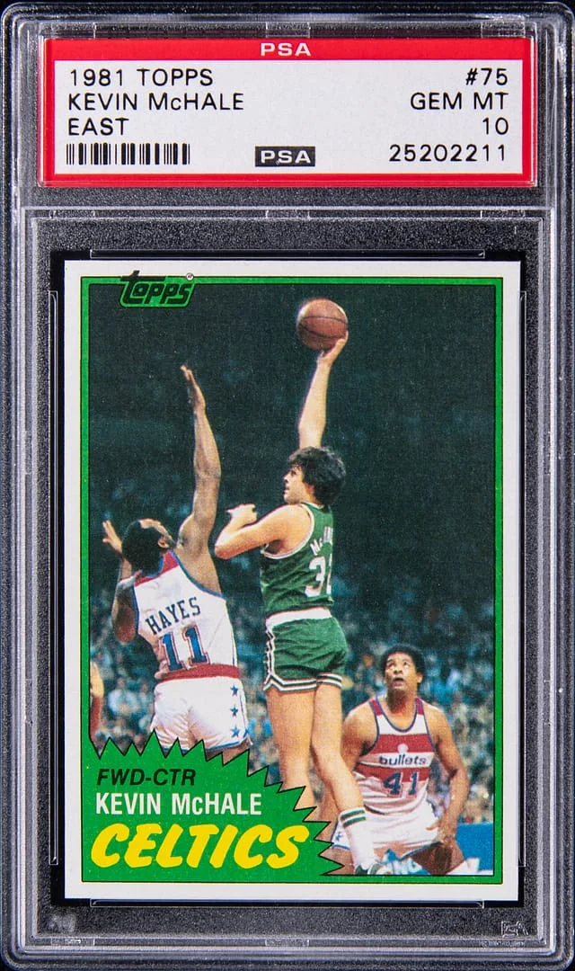 1981-82 Topps Kevin McHale, East #75 card image