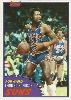 1981-82 Topps Leonard Robinson #35 card image