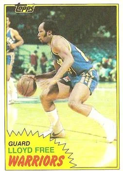 1981-82 Topps Lloyd Free #13 card image