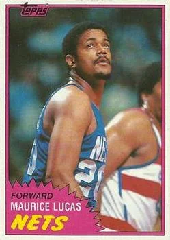 1981-82 Topps Maurice Lucas #E79 card image