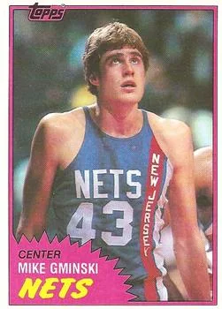 1981-82 Topps Mike Gminski #E78 card image