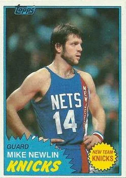 1981-82 Topps Mike Newlin #E80 card image