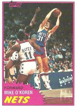 1981-82 Topps Mike O'Koren #E81 card image