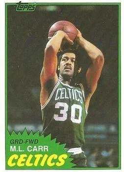 1981-82 Topps M.L. Carr #E72 card image