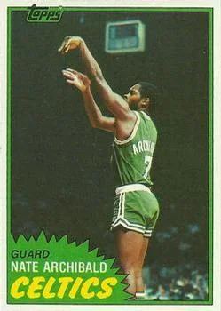 1981-82 Topps Nate Archibald #3 card image