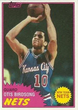 1981-82 Topps Otis Birdsong #17 card image