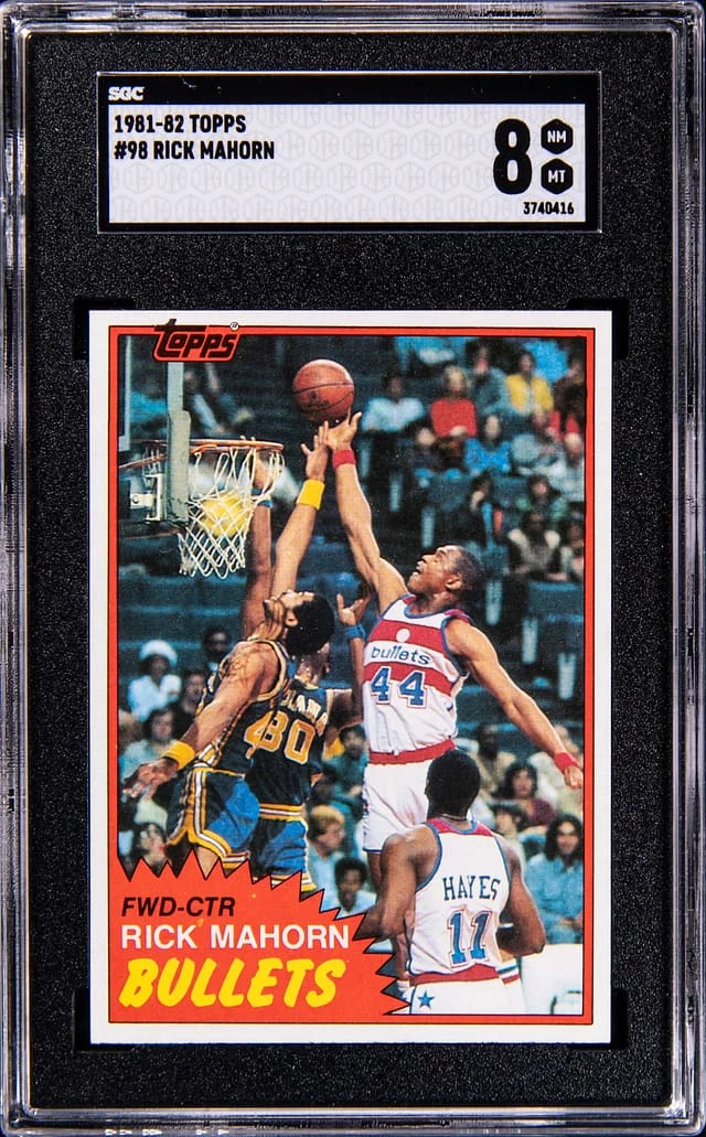 1981-82 Topps Rick Mahorn #98 card image