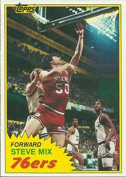 1981-82 Topps Steve Mix #E92 card image