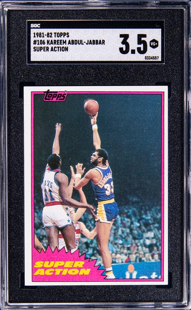 1981-82 Topps Super Kareem Abdul-Jabbar Action #106 card image