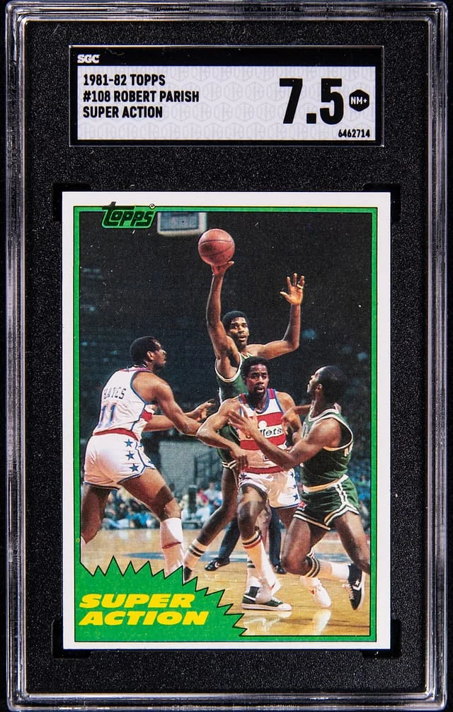 1981-82 Topps Super Robert Parish Action #108 card image
