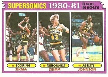 1981-82 Topps Vinnie Johnson #64 card image