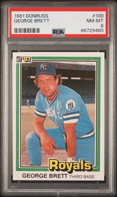 1981 Donruss George Brett #100 card image