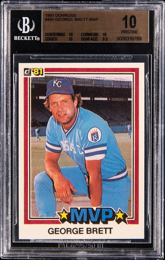 1981 Donruss George Brett #491 card image