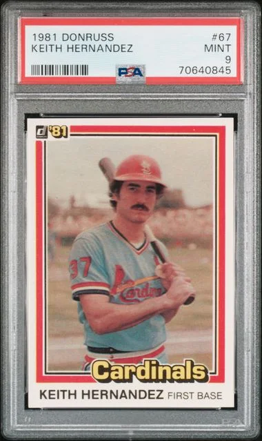 1981 Donruss Keith Hernandez #67 card image