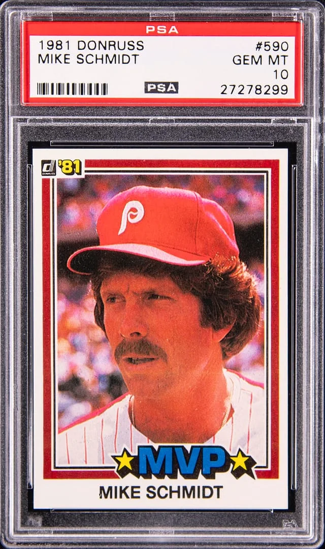 1981 Donruss Mike Schmidt #590 card image