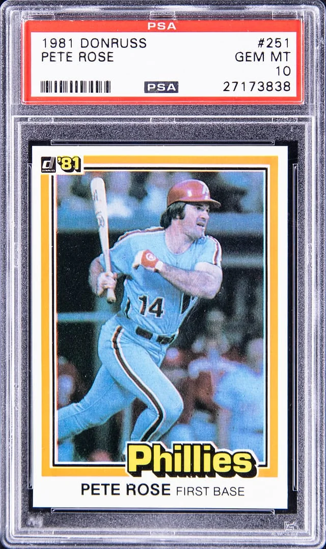 1981 Donruss Pete Rose #251 card image
