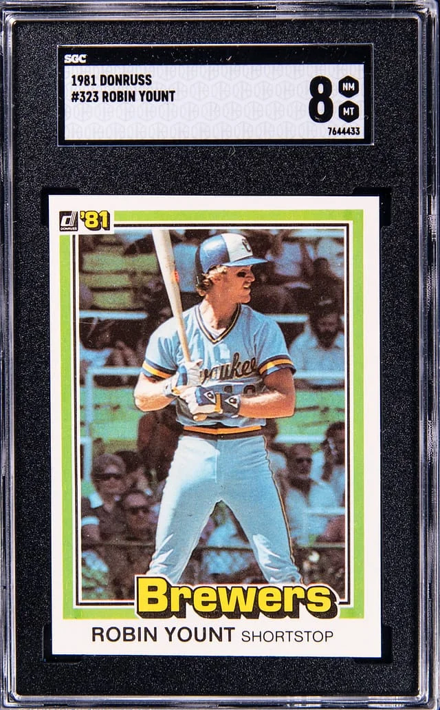 1981 Donruss Robin Yount #323 card image