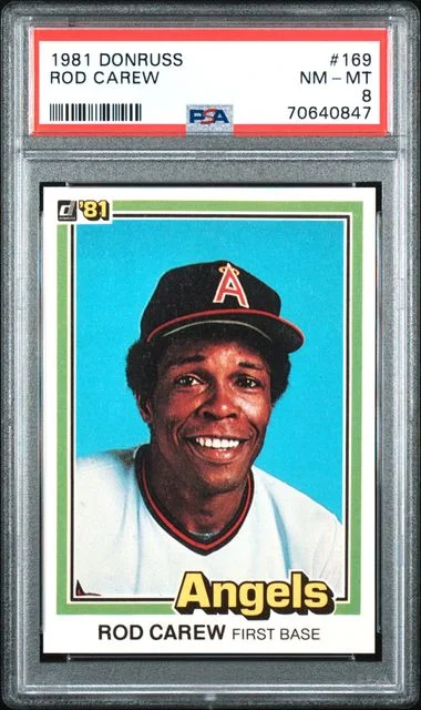 1981 Donruss Rod Carew #169 card image