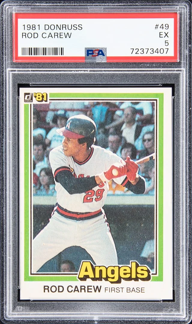 1981 Donruss Rod Carew #49 card image