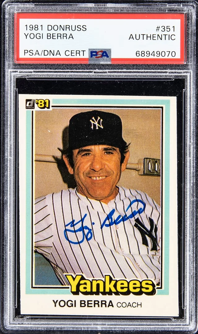 1981 Donruss Yogi Berra #351 card image