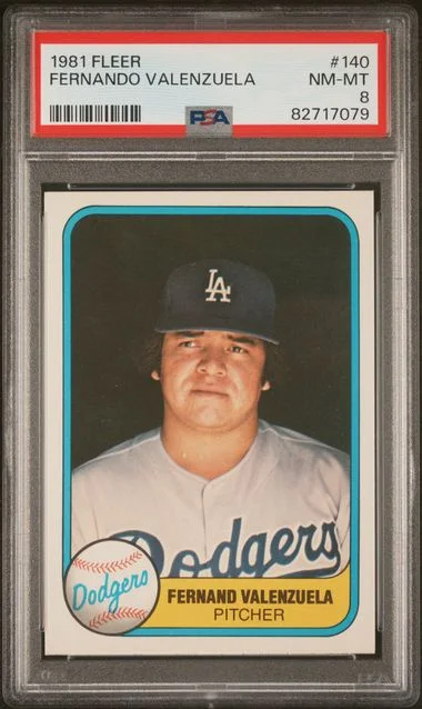 1981 Fleer Fernando Valenzuela #140 card image