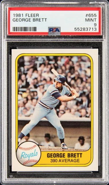 1981 Fleer George Brett #655 card image