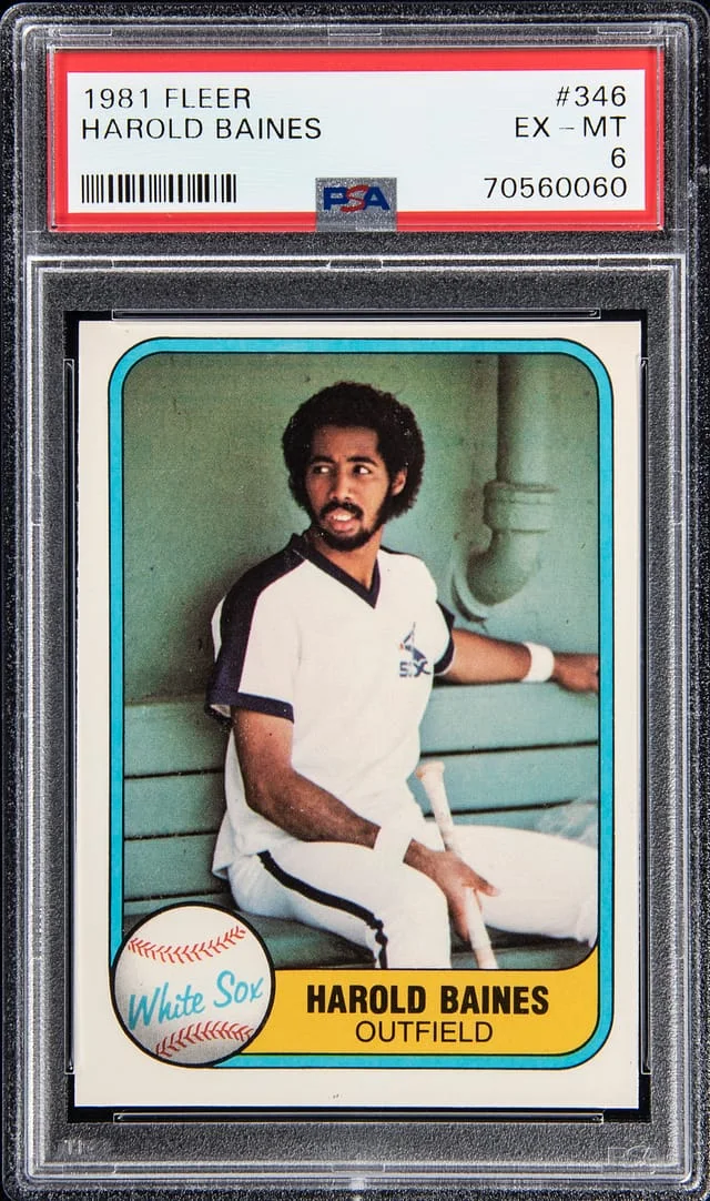 1981 Fleer Harold Baines #346 card image