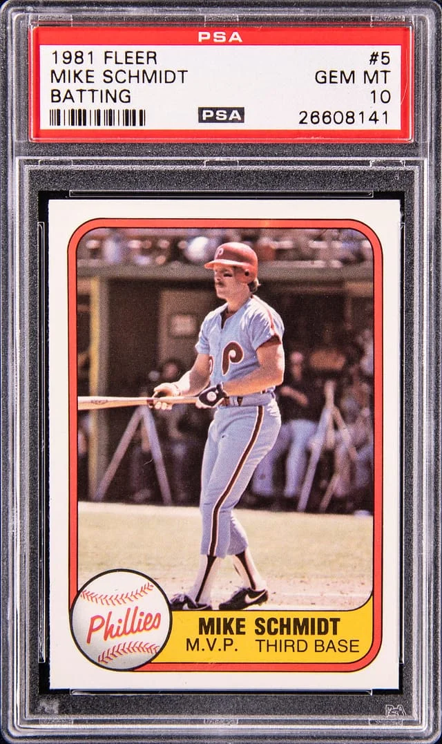1981 Fleer Mike Schmidt #5 card image