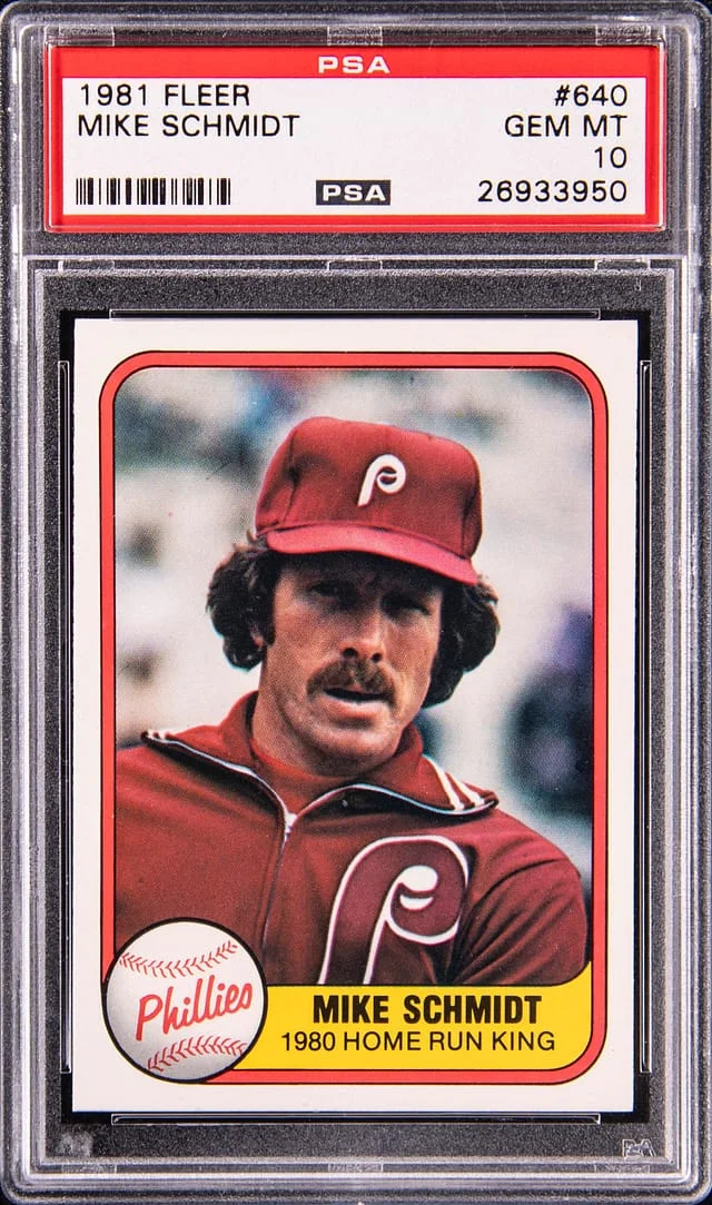 1981 Fleer Mike Schmidt #640 card image